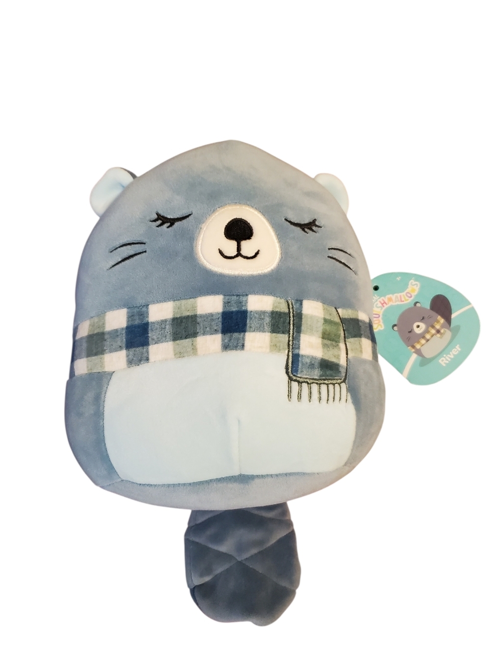 Squishmallows Blue Plush Beaver River